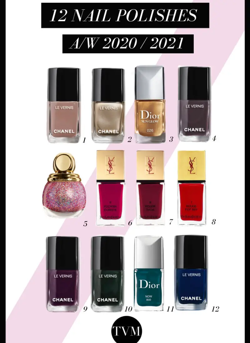12 NAIL POLISHES FOR A/W 2020