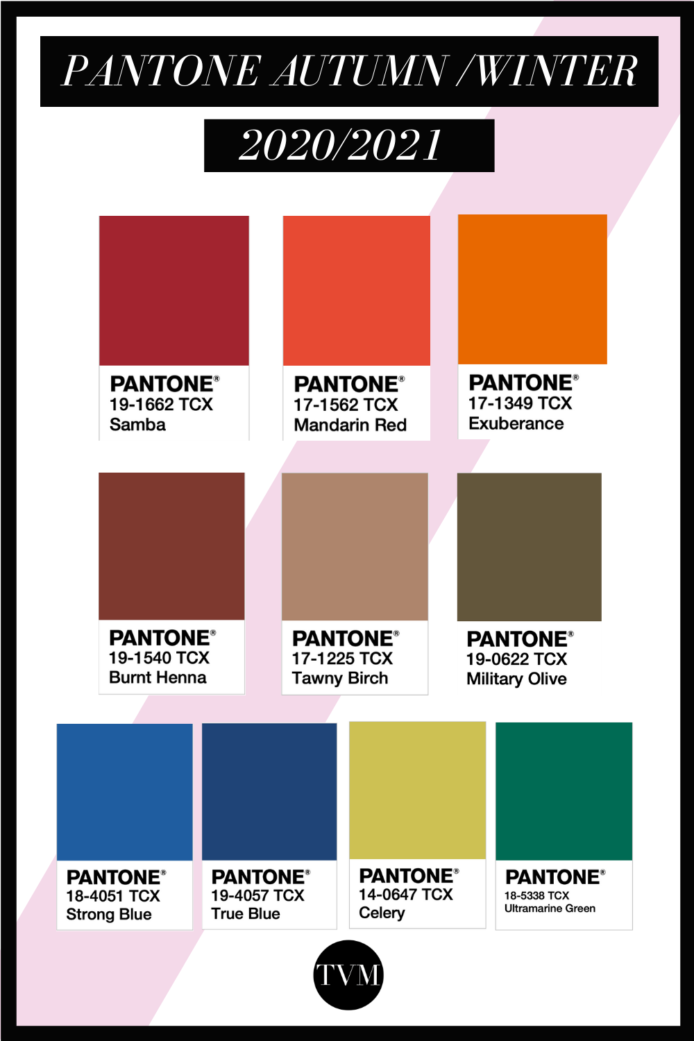 THE 10 COLOURS OF A/W 2020/2021 THE VANITY MAGAZINE