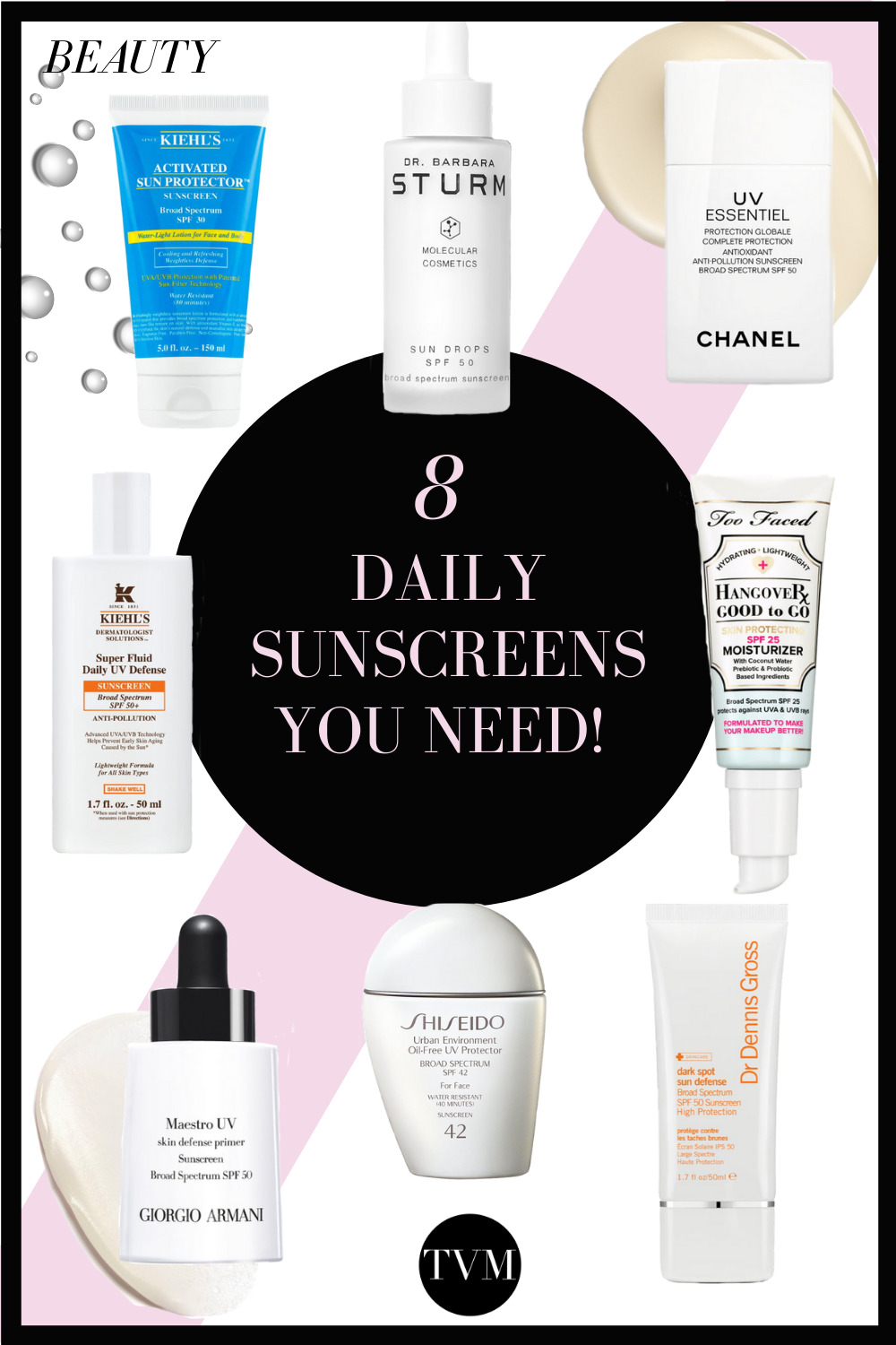 Sunscreen is super important! Do you know that you should use it all year? Here you will find 8 sunscreens to use daily and all year!