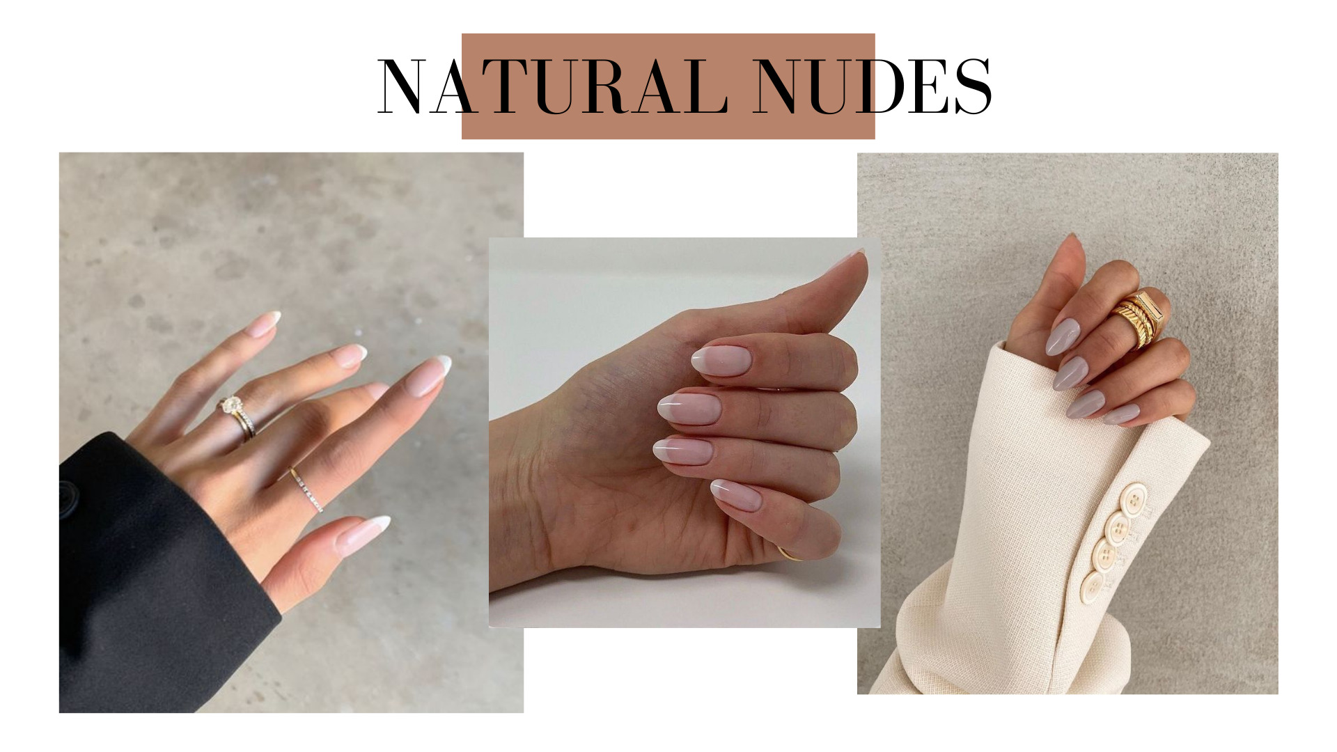 Nudes are always a trend, no matter the season that we are on! They always look so classic and elegant! I personally love the french style, so put together! Love it! If you are more discrete this is for you! They always look good and they are perfect and low maintenance! You know why? This style it's like your nails but better, so the colour it's pretty similar to your natural one,   because of that it doesn't show the growth as much as others!