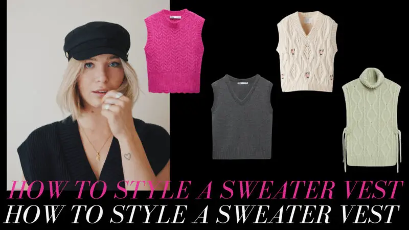 how to style a sweater vest