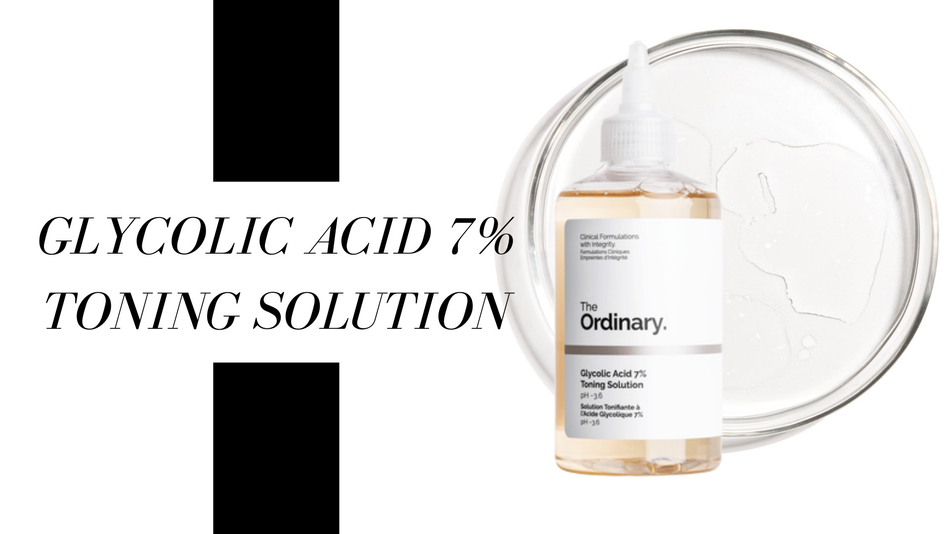 This tonic has 7% glycolic acid, amino acids, aloe vera, ginseng, and Tasmanian pepper berry. Glycolic Acid is known because it is an alpha hydroxy acid that exfoliates the skin. This 7% toning solution offers mild exfoliation for improved skin radiance and visible clarity.
