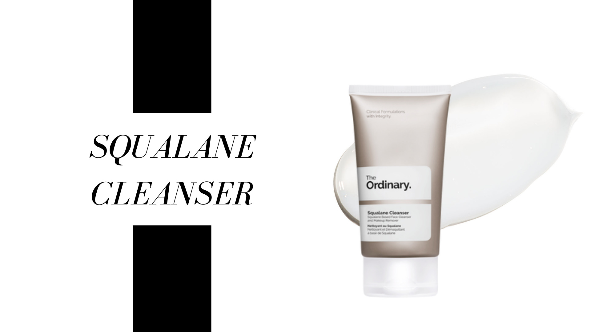 This product is one of the most gentle and moisturizing cleansers that I've ever tried! This cleanser's formula has Squalane, which, alongside other lipophilic esters, makes this solution very moisturizing and efficient in dissolving makeup and facial impurities. It is a very easy product to work with.