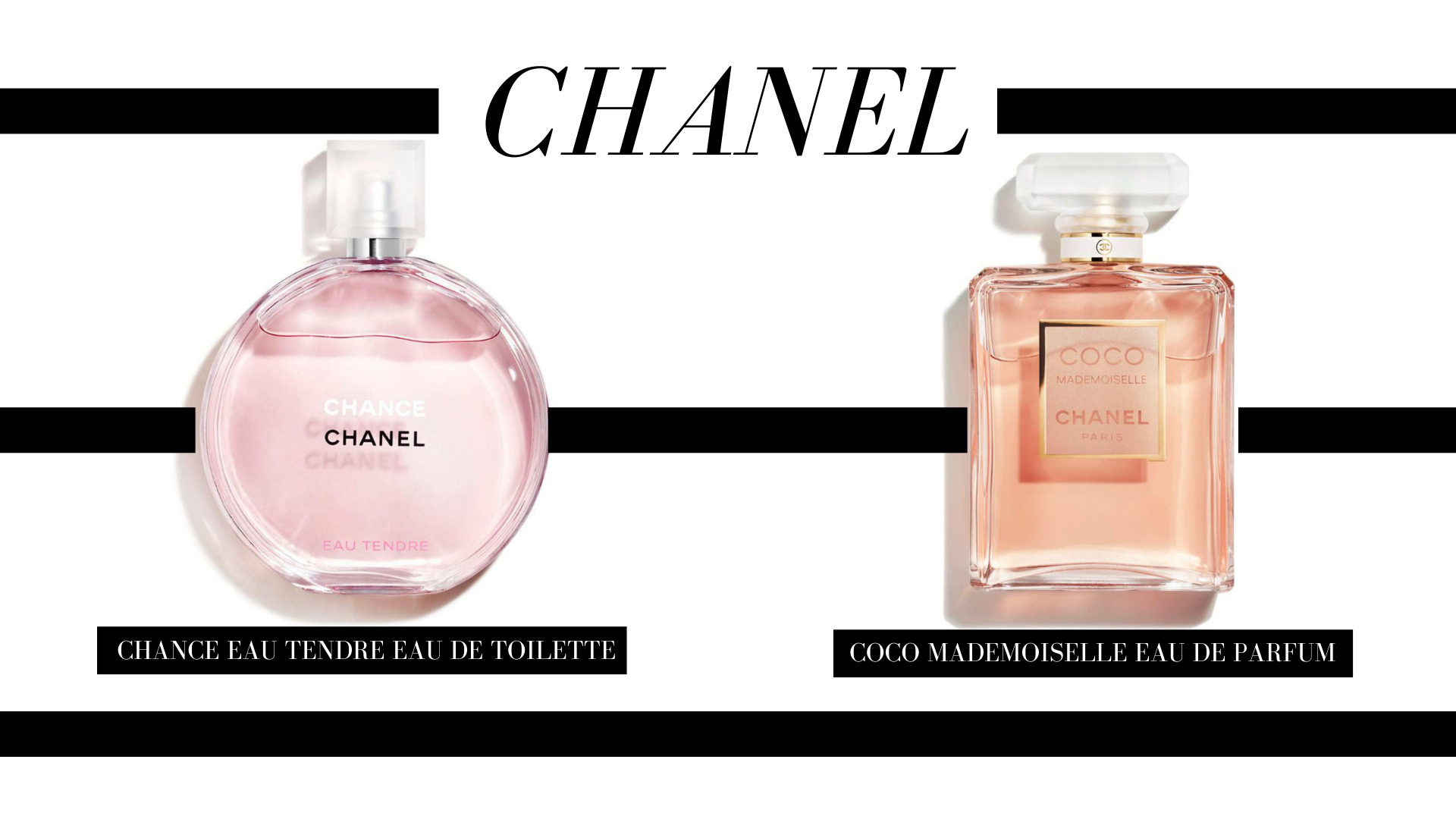 Chanel has the best fragrances! The ones that scream spring are both Chanel Chance Eau Tendre and the ICONIC Coco Mademoiselle!