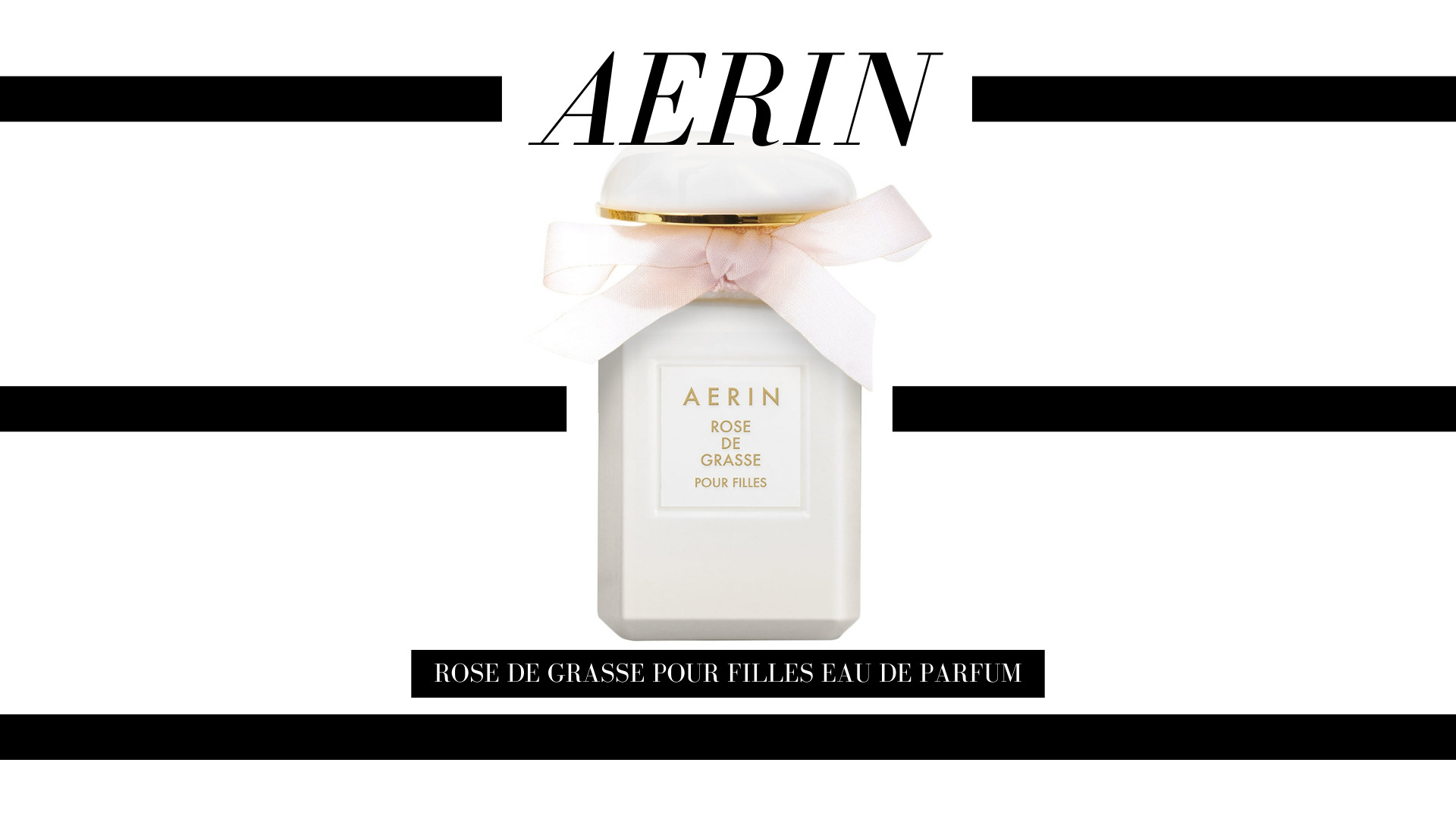 This Aerin floral fragrance is such a perfect combination of notes of pear, fresh rose, and soft musk. The objective is to "capture the beauty of a new blossom on a sunny morning in the garden." Such a beautiful vision! This super feminine perfume is such a dream!