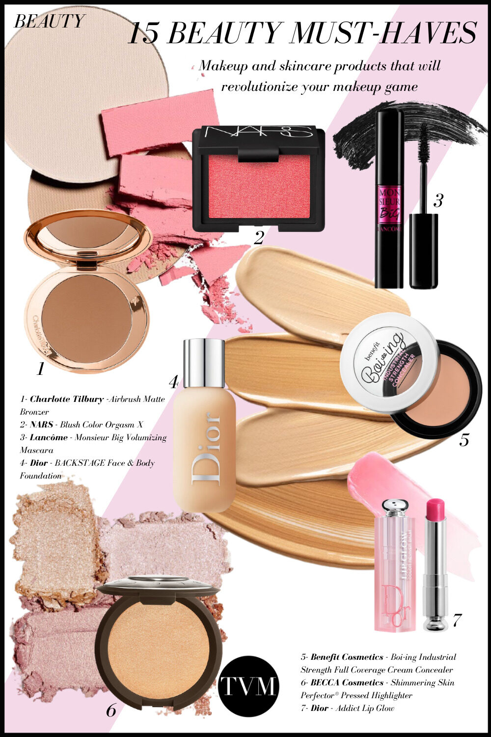 It is easy to be overwhelmed by the variety of beauty products that we have available in store! Here is the TVM edit of the 15 beauty must-haves that you need to have!
