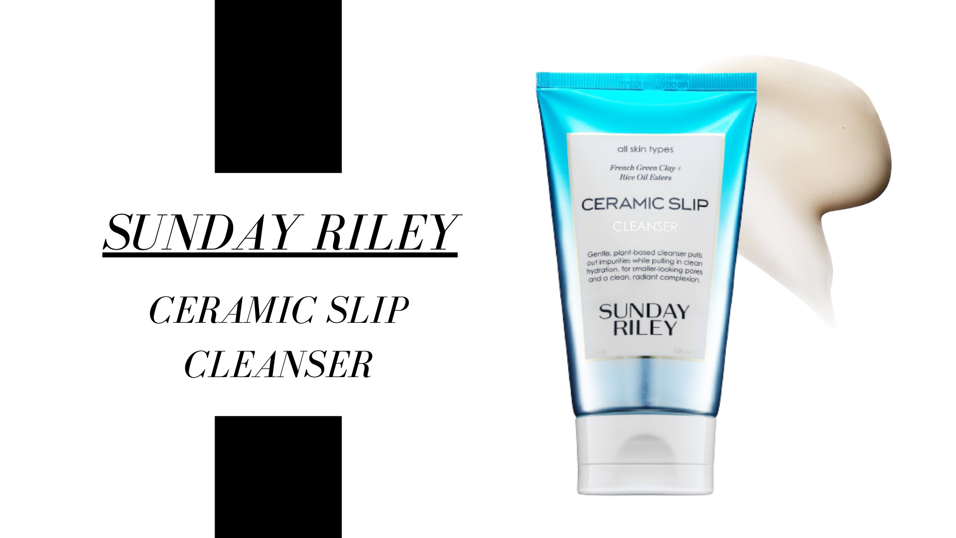 Last but not least, we had to include this amazing Sunday Riley cleanser. It works fantastic with normal, oily, combination, and dry skin. This foaming gel cleanser pulls out impurities (while pulling in clean hydration) for smaller-looking pores and baby-soft skin. Made with plant-based soaps that naturally purify skin and remove makeup. This product not only will clean effectively your skin but will also balance even the most sensitive skin!  Amazing right? Another great aspect of this product is that it is oil-free, silicone-free, and fragrance-free. Plus, it is vegan and cruelty-free.