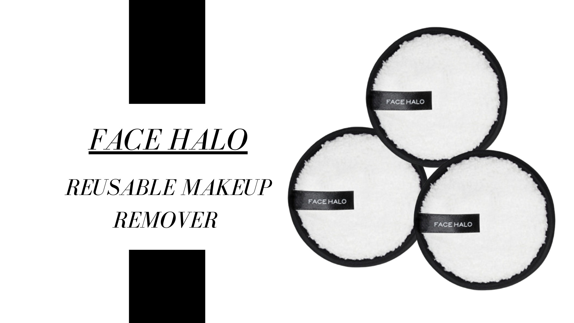 The first cleanser that we would like to present to you is not a conventional cleanser. It is a sustainable beauty tool that is reusable for up to 200 wash cycles, and just by adding water gently removes makeup and impurities!  The Face Halo Original is such a great product. We totally recommend it!