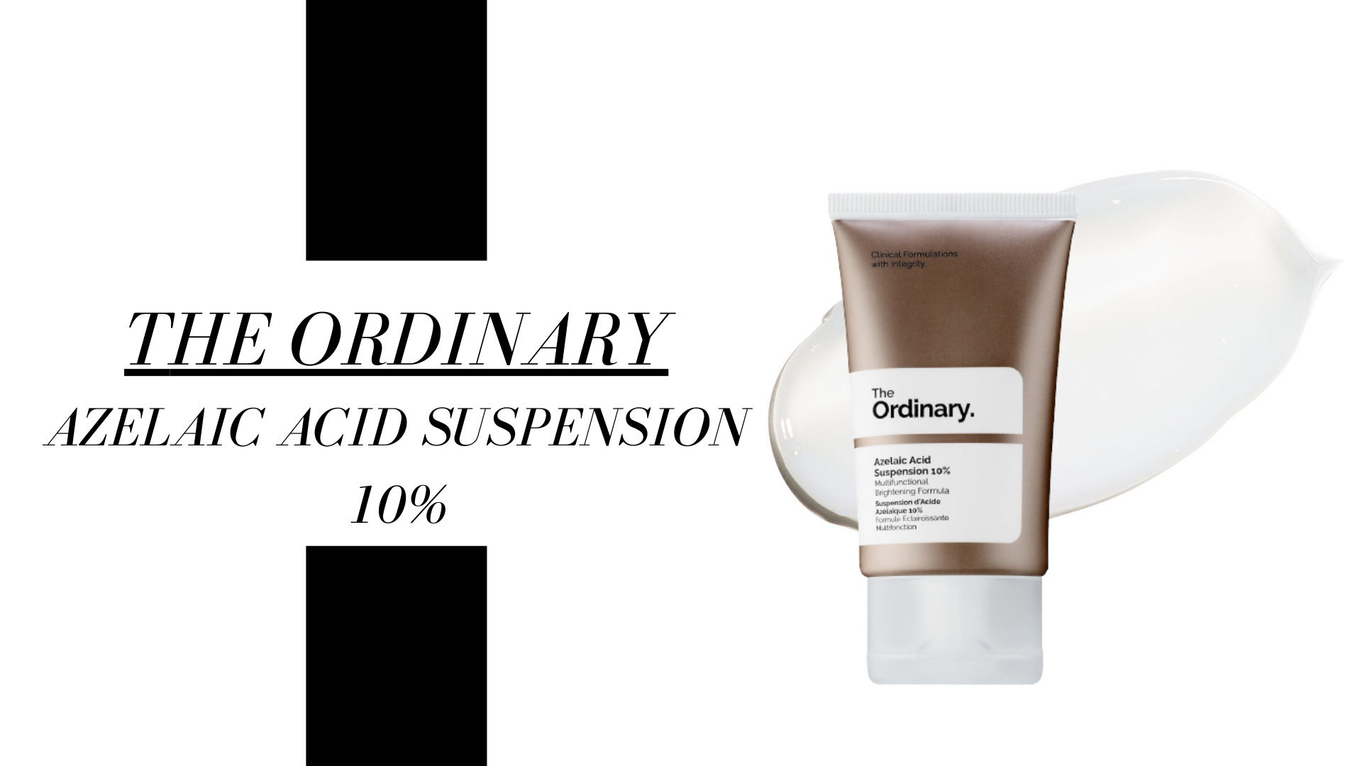 We had to talk about this product from The Ordinary. This multifunctional brightening formula works wonderfully with all skin types and will resolve skin concerns related to uneven skin tone, dullness and uneven texture, and problems associated with acne and blemishes.