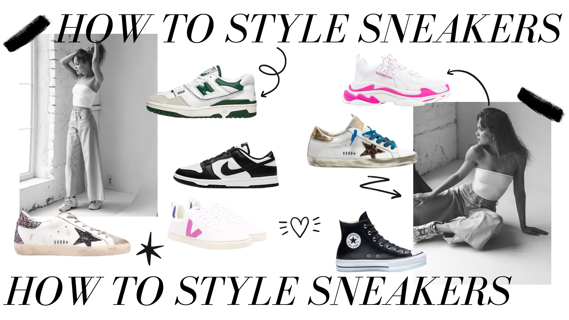 how to style sneakers