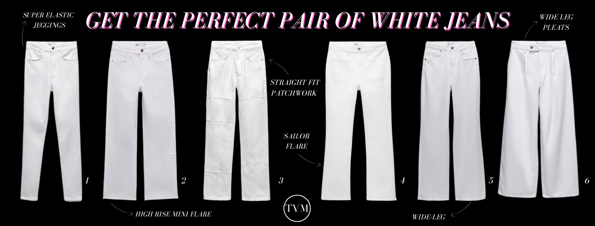 how to style white jeans