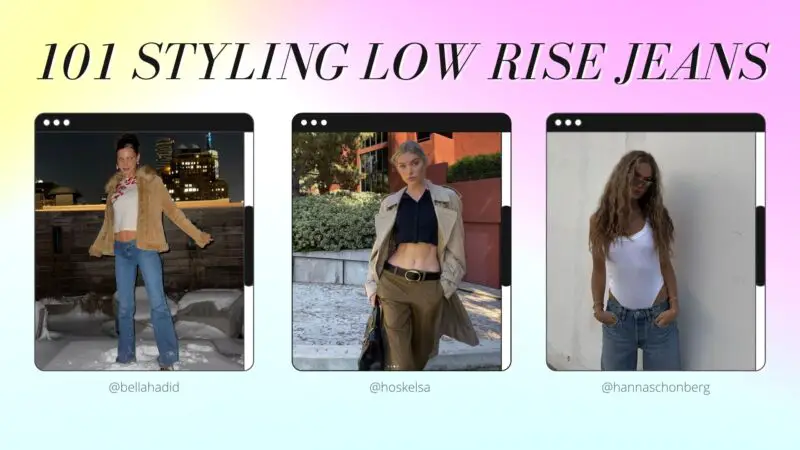 how to style low rise jeans
