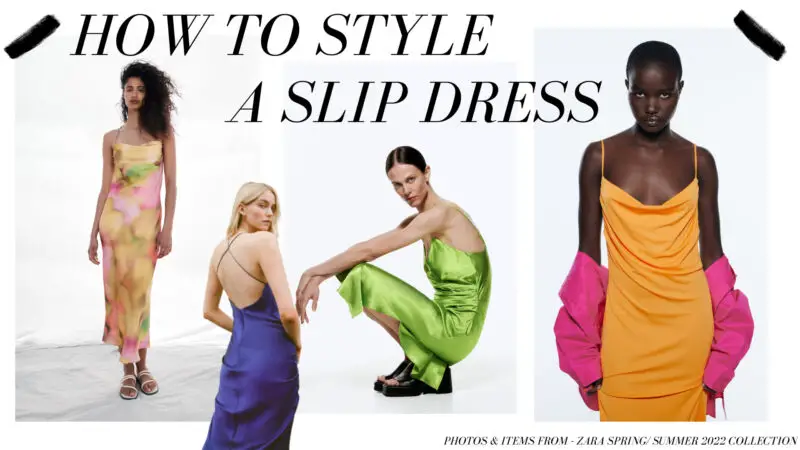how to style a slip dress